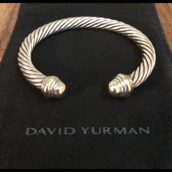 💯% authentic David Yurman 7mm Cable Bracelet - Picture 1 of 3